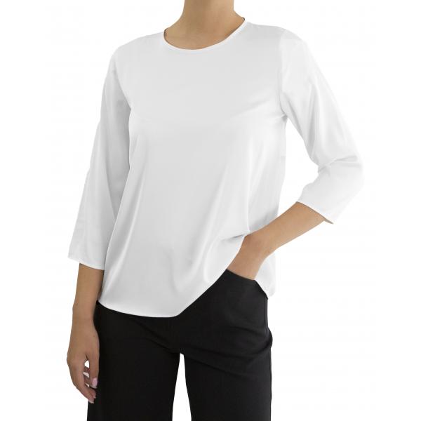 Camicia con taglio a goccia e maniche a tre quarti Imperial